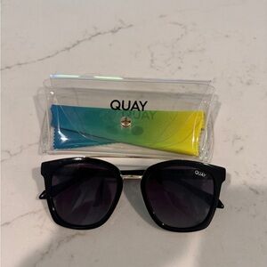 Quay Sweet Talker Black Sunglasses